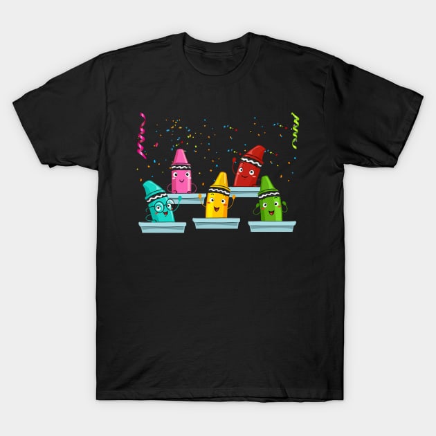 Children's Pens Gift Idea Design Motif T-Shirt by Shirtjaeger